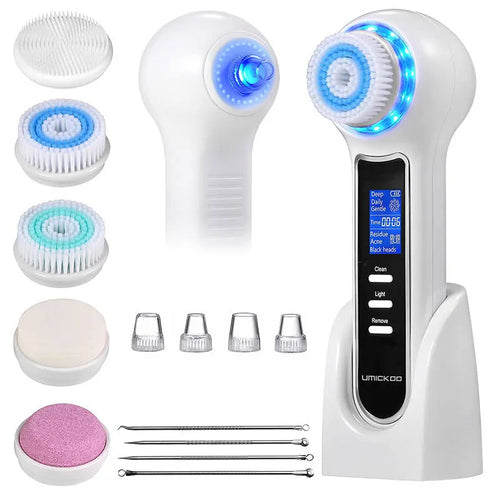2025 NEW Facial cleansing brush multifunctional double-sided vacuum blackhead remover facial Pore cleansing skincare machine