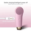 Electric Face Cleanser Facial Cleansing Brush Silicone Ultrasonic Vibration Deep Pores Blackhead Cleaning Washing Skin Massager