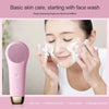Electric Face Cleanser Facial Cleansing Brush Silicone Ultrasonic Vibration Deep Pores Blackhead Cleaning Washing Skin Massager
