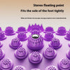 1pc Non-slip Round Foot Acupressure Mat Running in Place Foot Workout Mats for Foot Pain Relief Home Yoga Fitness Equipment